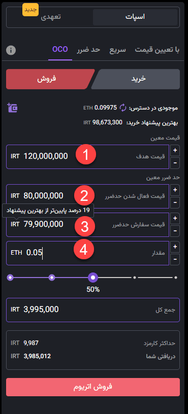 سفارش oco