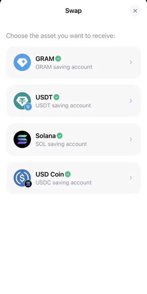 آموزش سواپ ارز دیجیتال در Tonhub