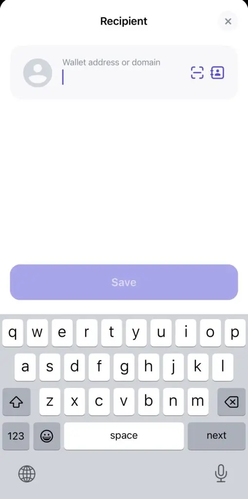ارسال ارز دیجیتال در کیف پول تون هاب