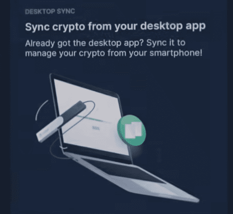 فعال‌کردن Sync from desktop