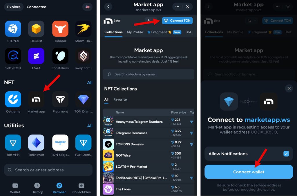 آموزش خرید ارز استارز از Market App