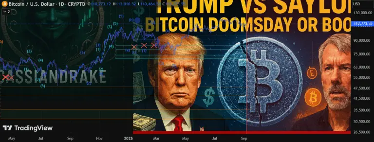 نمودار تحلیل بیت کوین — تحلیل فاندامنتال بیت کوین: تاثیر ترامپ و مایکل سیلور