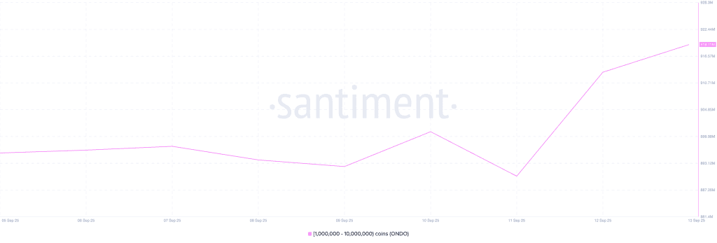 انباشت اوندو توسط نهنگ‌ها آلت کوین