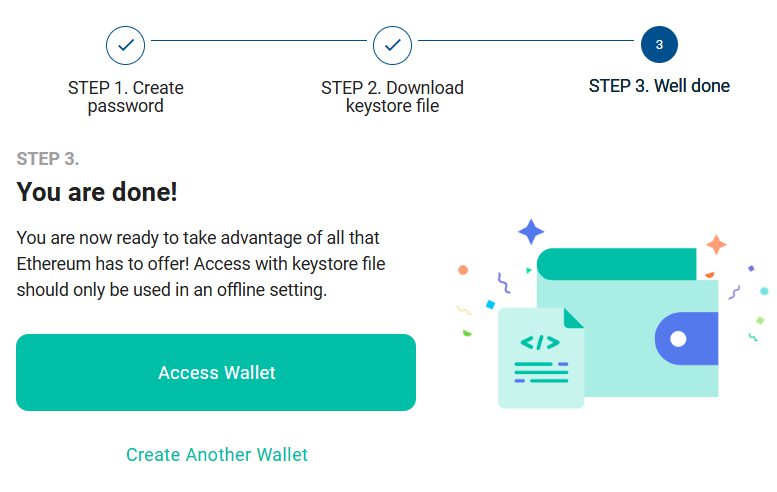 صفحه دسترسی به کیف پول