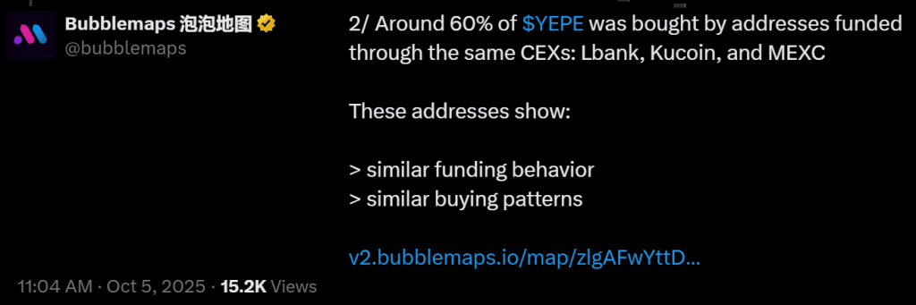 توییت Bubblemaps