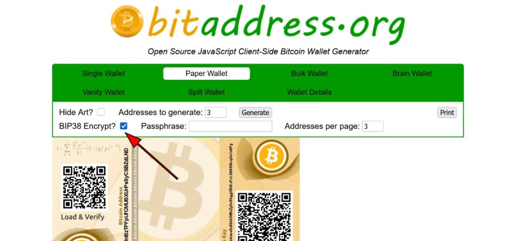 آموزش ساخت کیف پول کاغذی بیت کوین