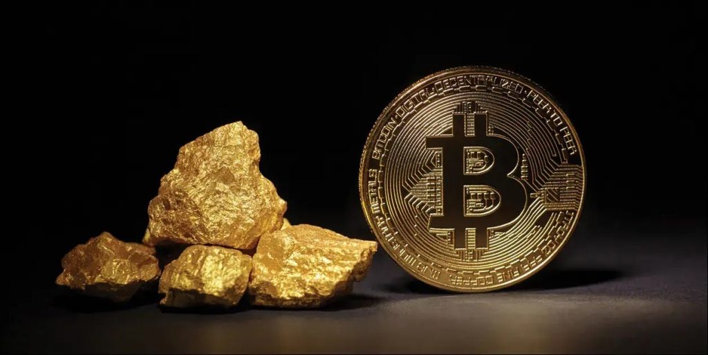 بیت کوین در مقایسه با طلا