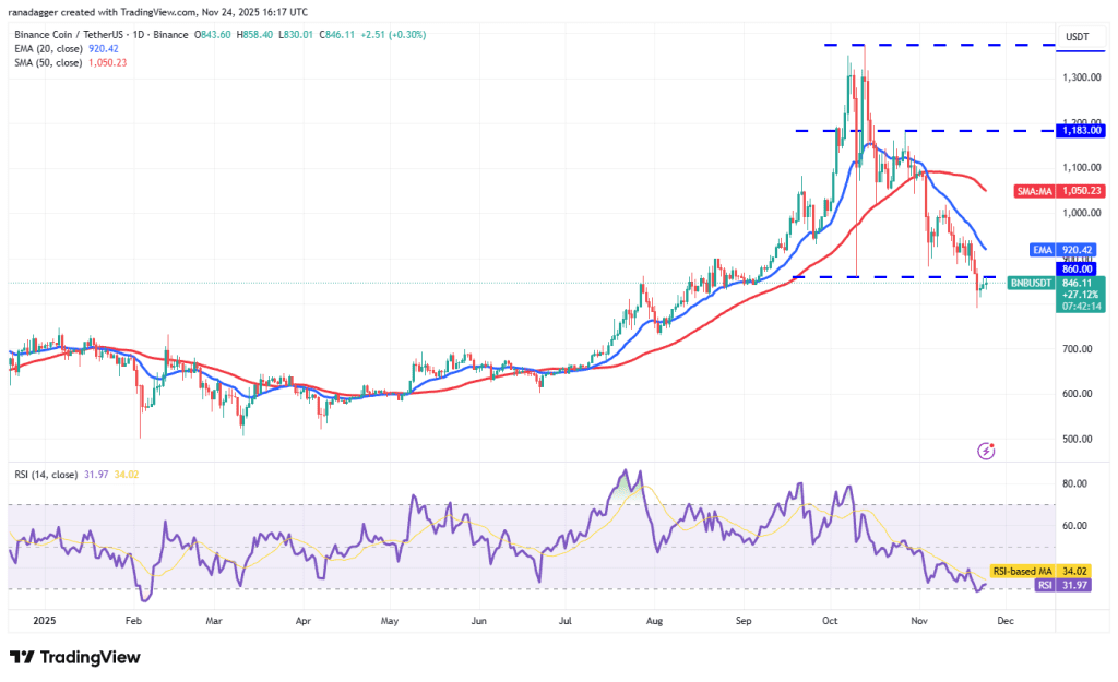 BNB نمودار یک روزه