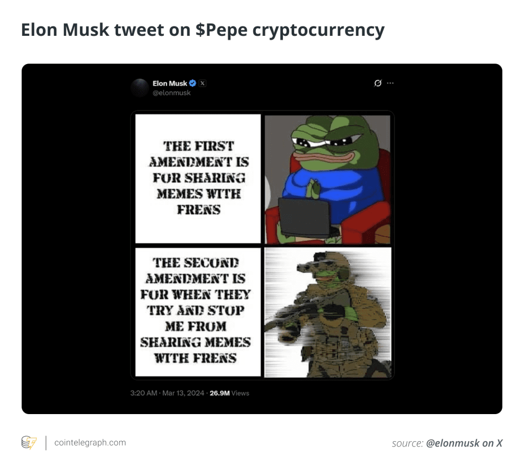 پست ایلان ماسک درباره پپه