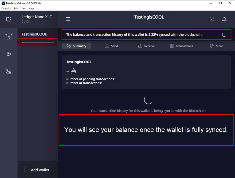 آموزش بازیابی کیف پول Deadalus
