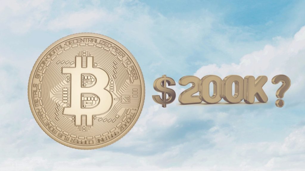 آیا بیت کوین به ۲۰۰ هزار دلار می‌رسد؟