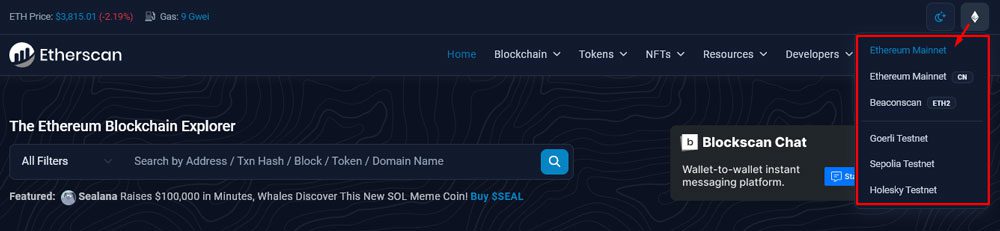 آموزش سایت Etherscan