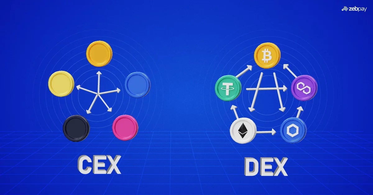 تفاوت DEX و CEX