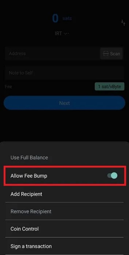Allow Fee Bump
