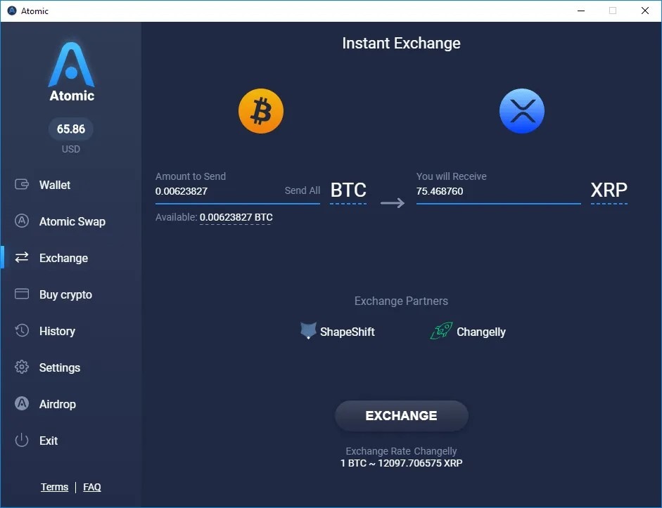 خرید و فروش ارز دیجیتال و تبدیل ارزها به یکدیگر (Exchange)