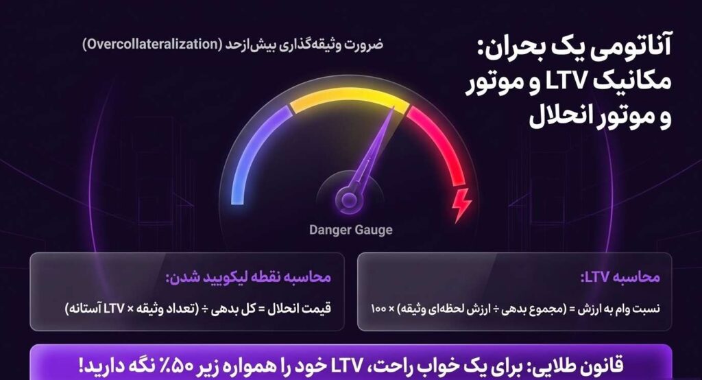 مکانیک لیکویید شدن و استراتژیهای مدیریت ریسک LTV