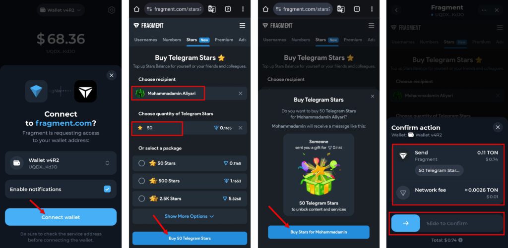 خرید ارز استارز برای تلگرام