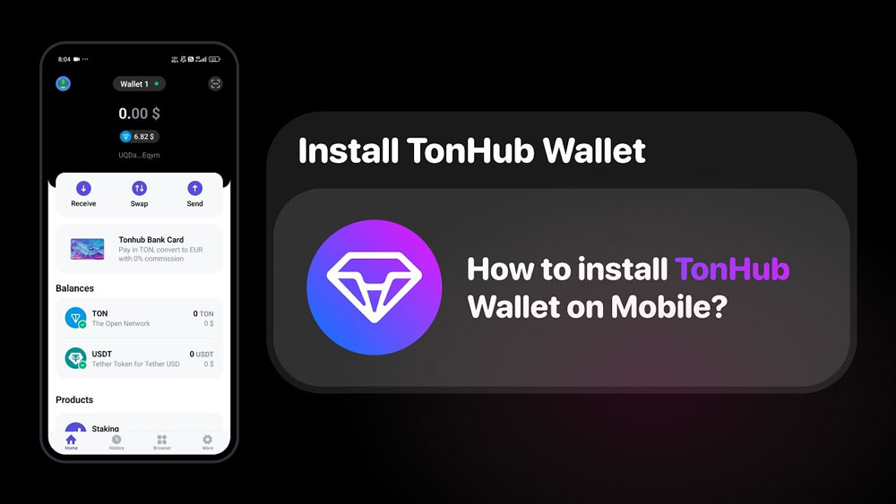 آموزش کیف پول تون هاب (Tonhub Wallet)