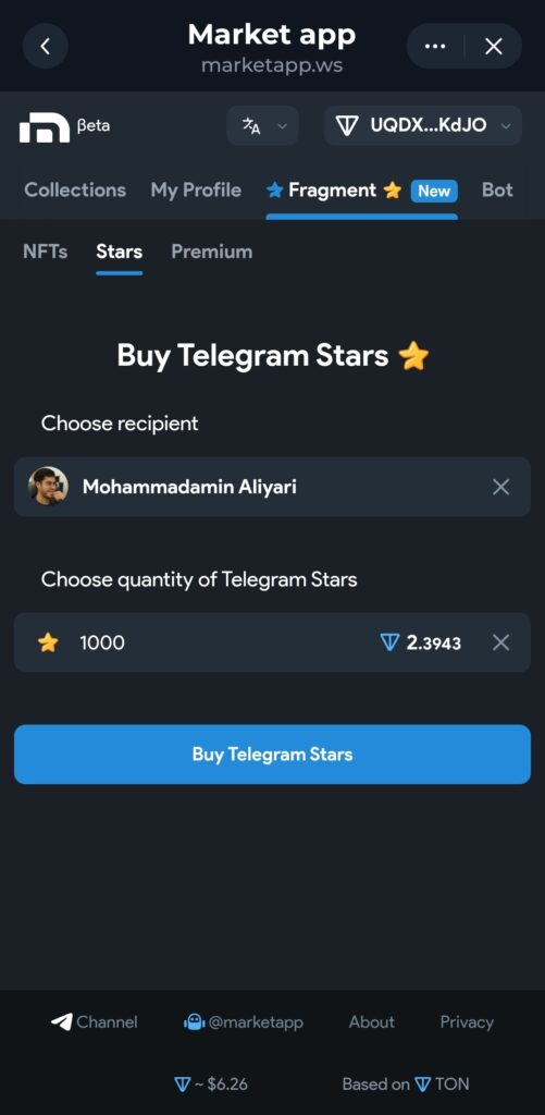 آموزش خرید تلگرام پرمیوم در مارکت اپ