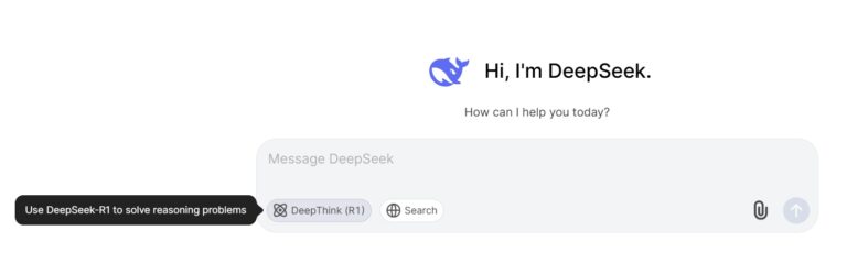 قسمت deepthink دیپ سیک