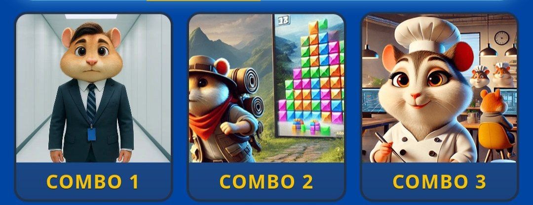 کارت های امروز همستر کامبت ۱۰ اردیبهشت (بازی جدید Hamster GameDev)