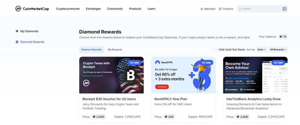 Diamond Rewards