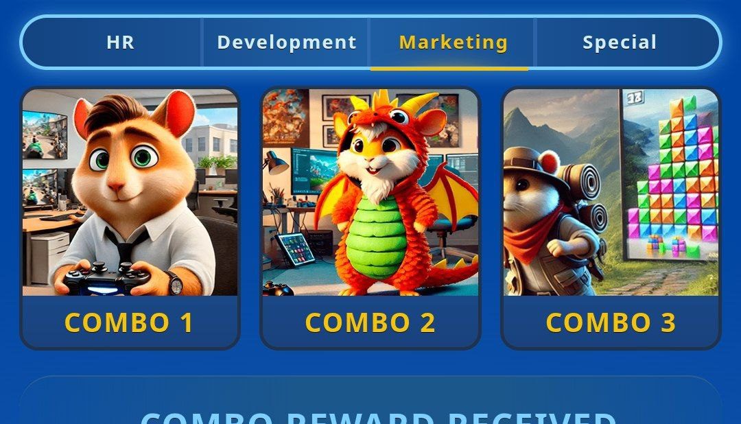 کارت های امروز همستر کامبت ۱۸ اردیبهشت (بازی جدید Hamster GameDev)