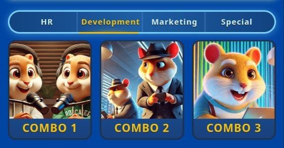 کارت های امروز همستر کامبت ۱۵ اردیبهشت (بازی جدید Hamster GameDev)
