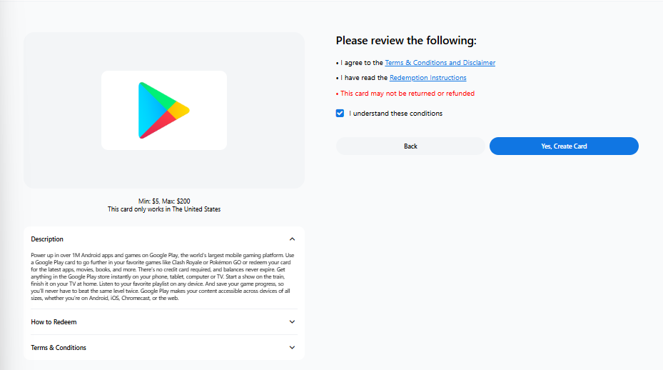 آموزش خرید گیفت کارت با ارز دیجیتال از سایت PayWithMoon