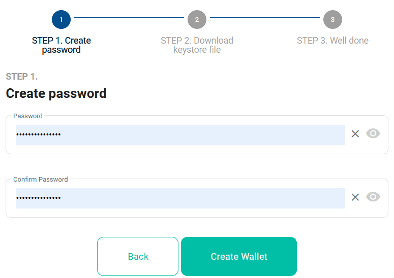 مرحله پنجم ساخت کیف پول کاغذی اتریوم
