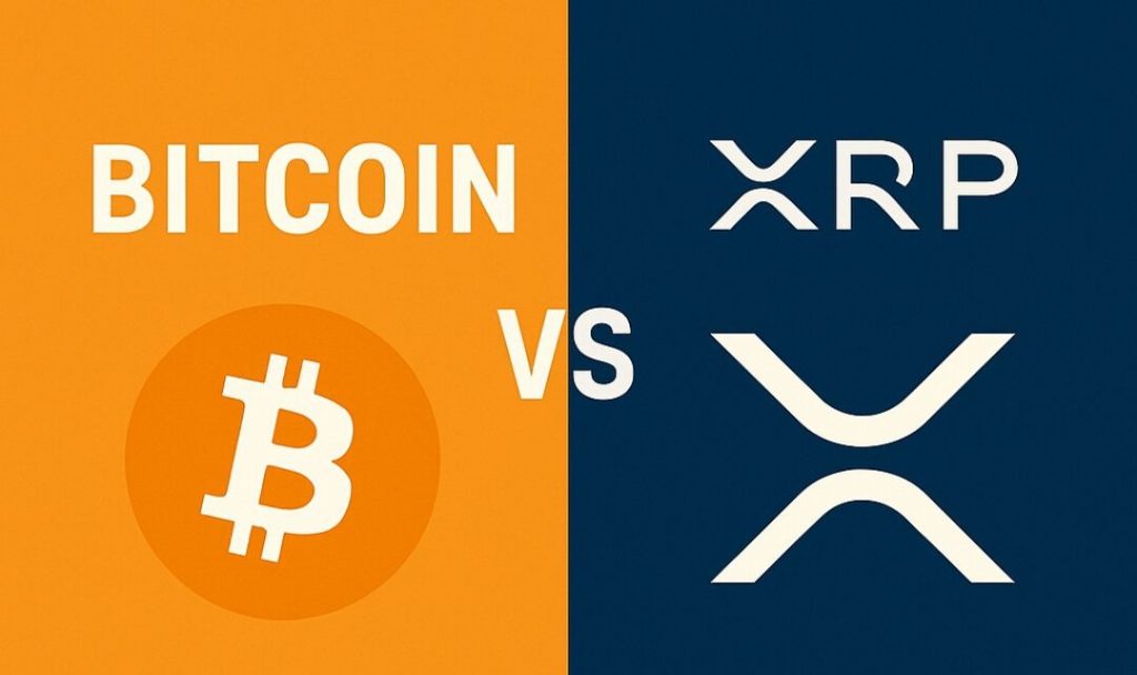 مقایسه بیت کوین و ریپل