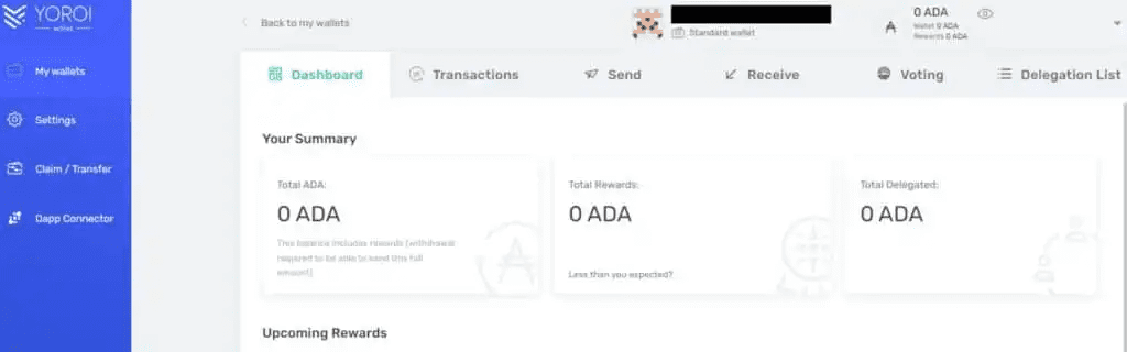 تکمیل فرآیند و دسترسی به کیف پول یورویی