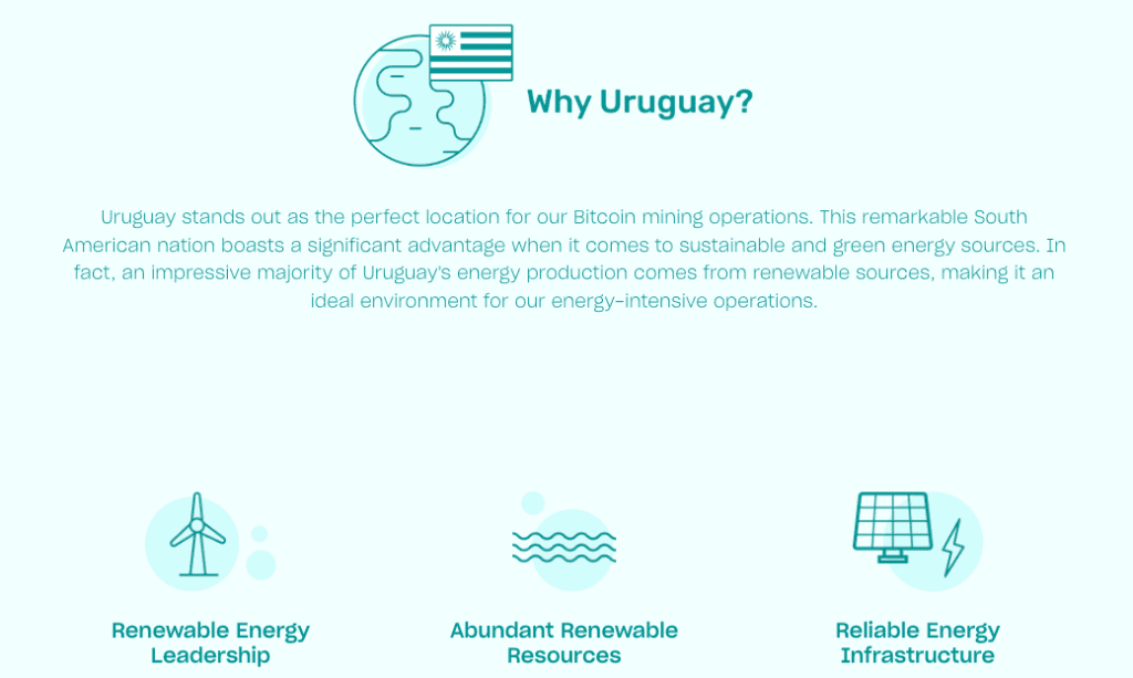 استخراج بیت کوین توسط تتر در اروگوئه