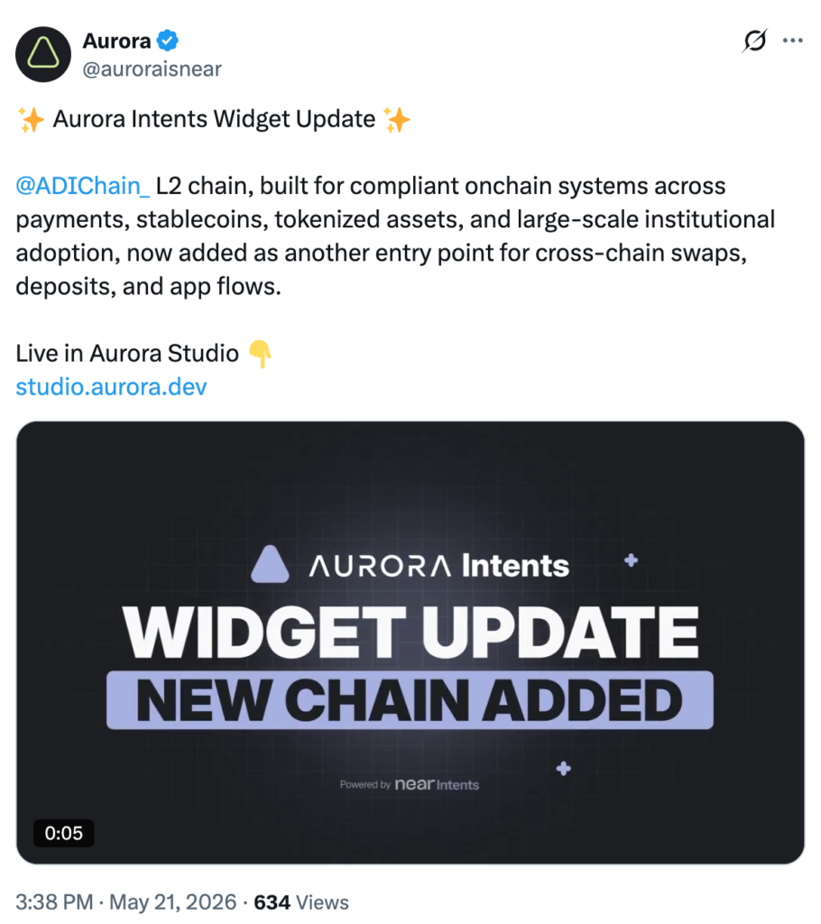 آپدیت Aurora