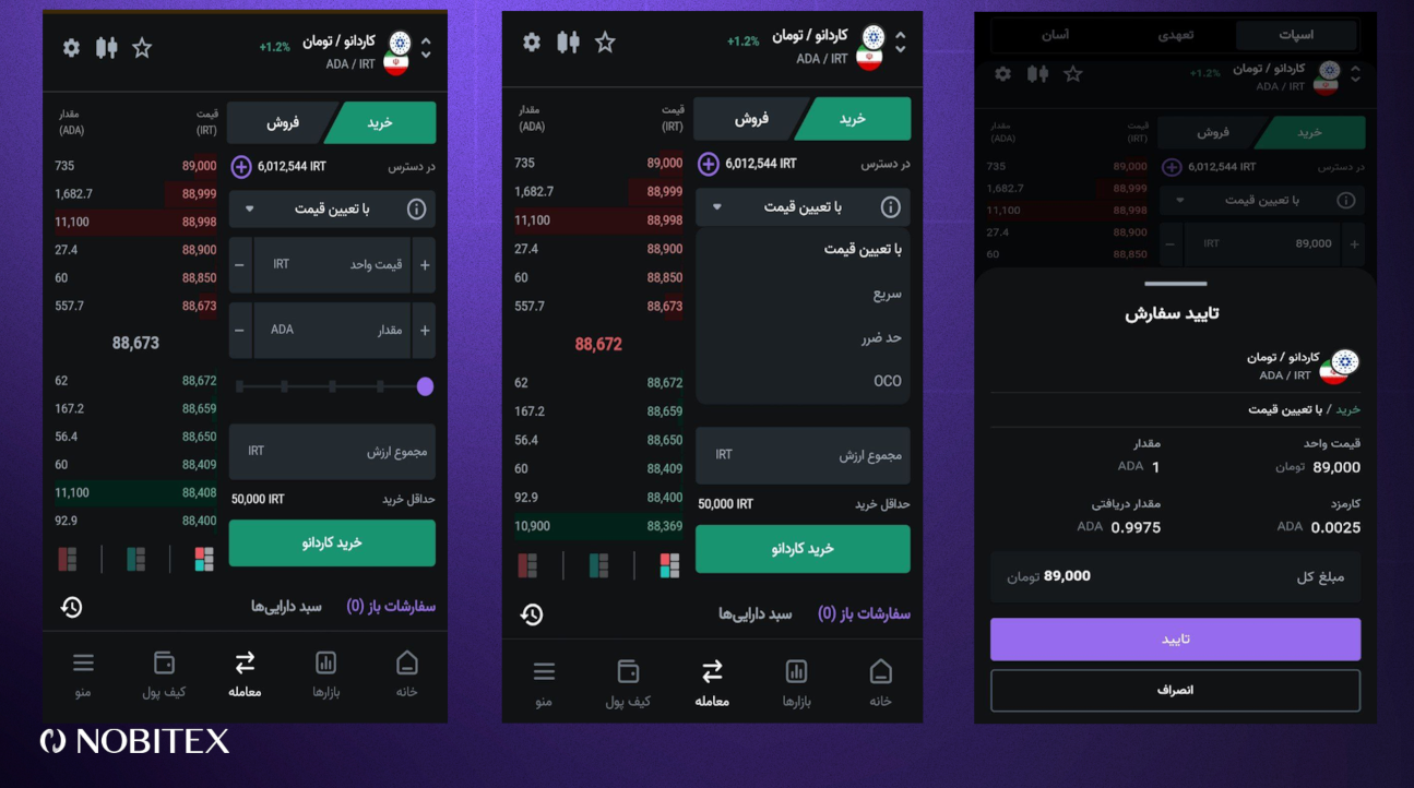 خرید کاردانو در نوبیتکس