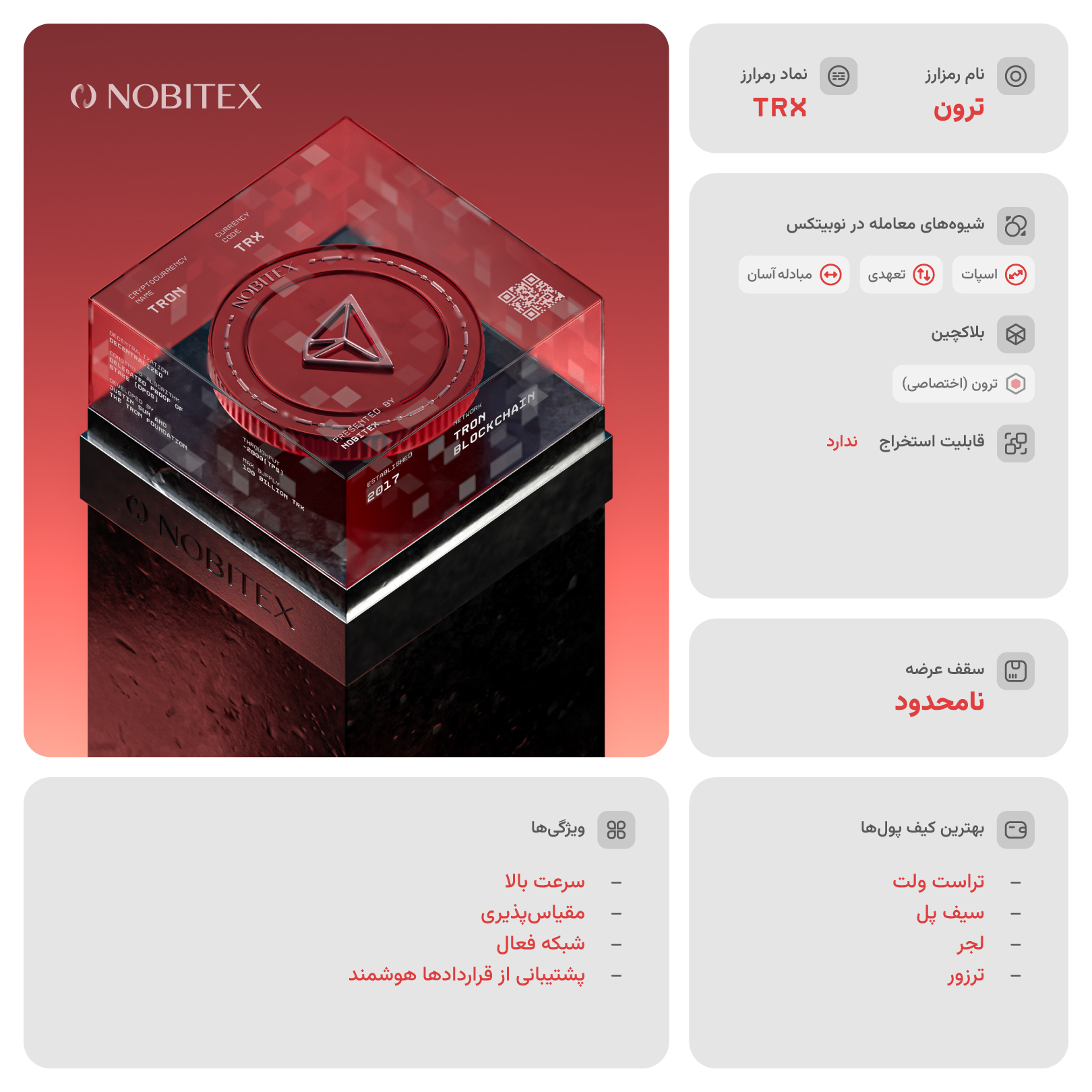 شناسنامه و اطلاعات ارز دیجیتال ترون